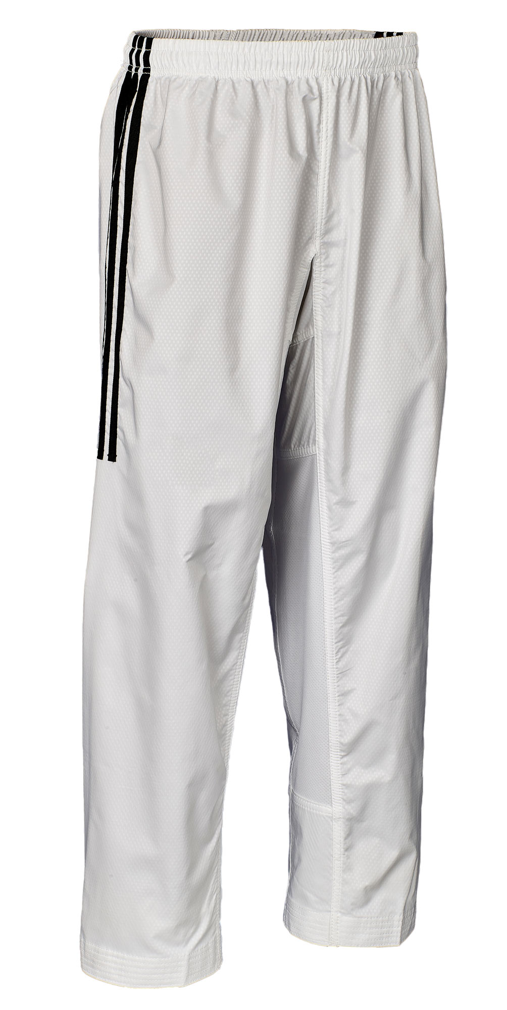 adidas Taekwondoanzug, adi Fighter Eco mit Streifen, schwarzes Revers adidas Taekwondoanzug, adi Fighter Eco mit Streifen, schwarzes Revers