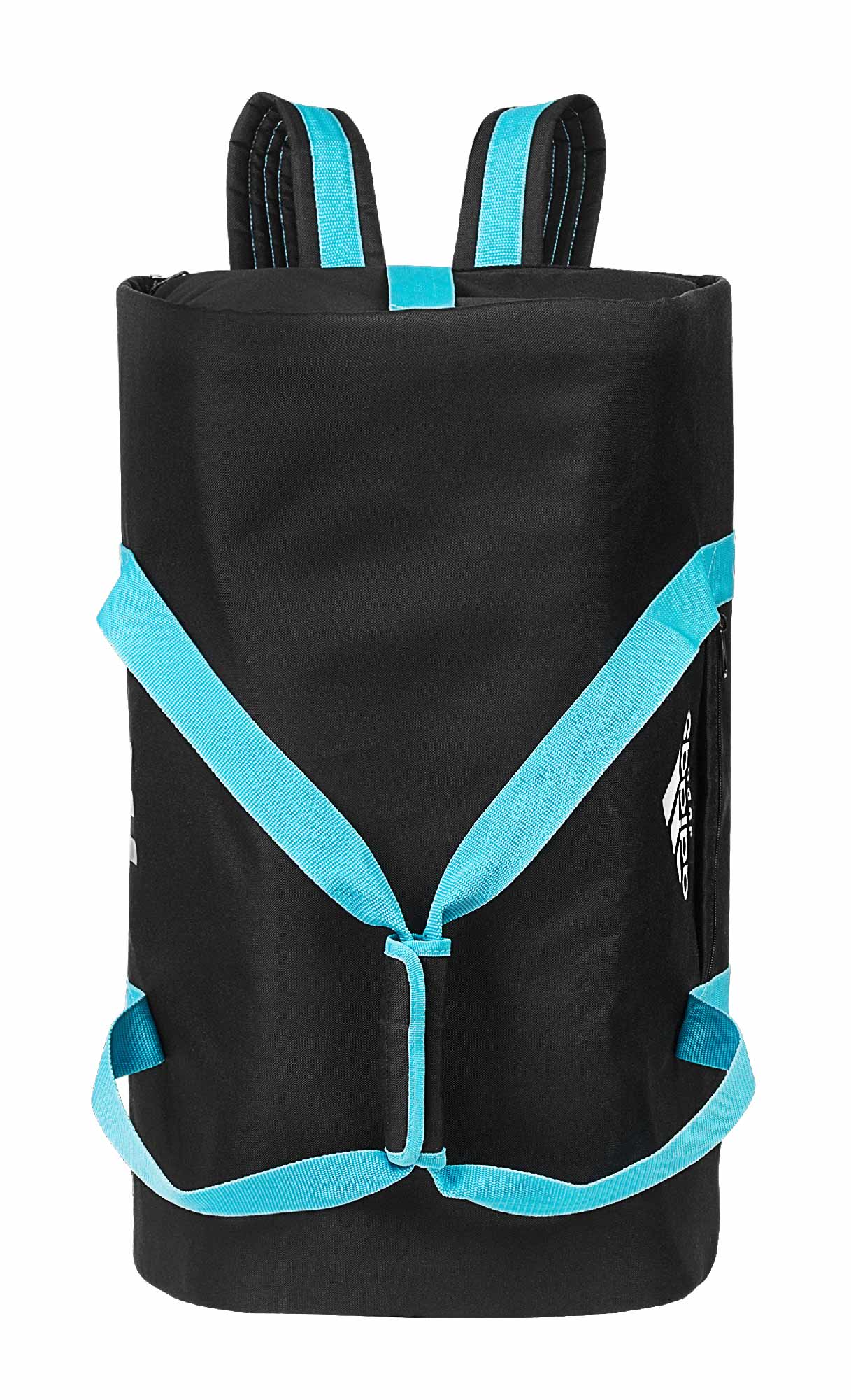 adiACC200-Black-Blue-07 adidas 2in1 Bag Judo black/cyan M, ADIACC200J