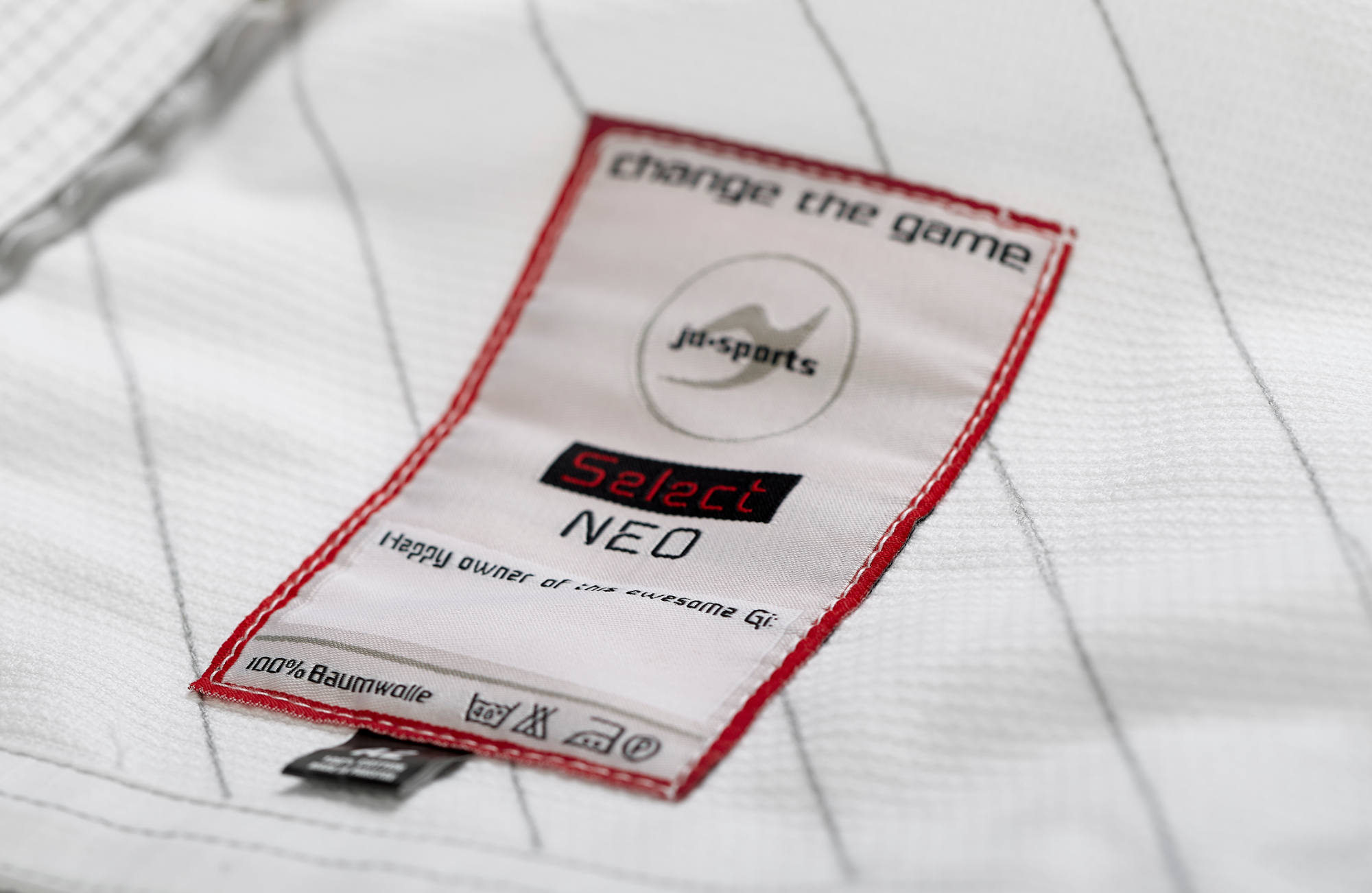 9275000-Select-Neo-Jacke-weiss-D1157 BJJ Anzug Set Jacke und Hose Select Neo weiß