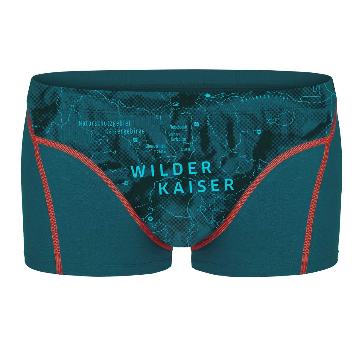 Boxershorts "Wilder Kaiser" blaugrau, Herren