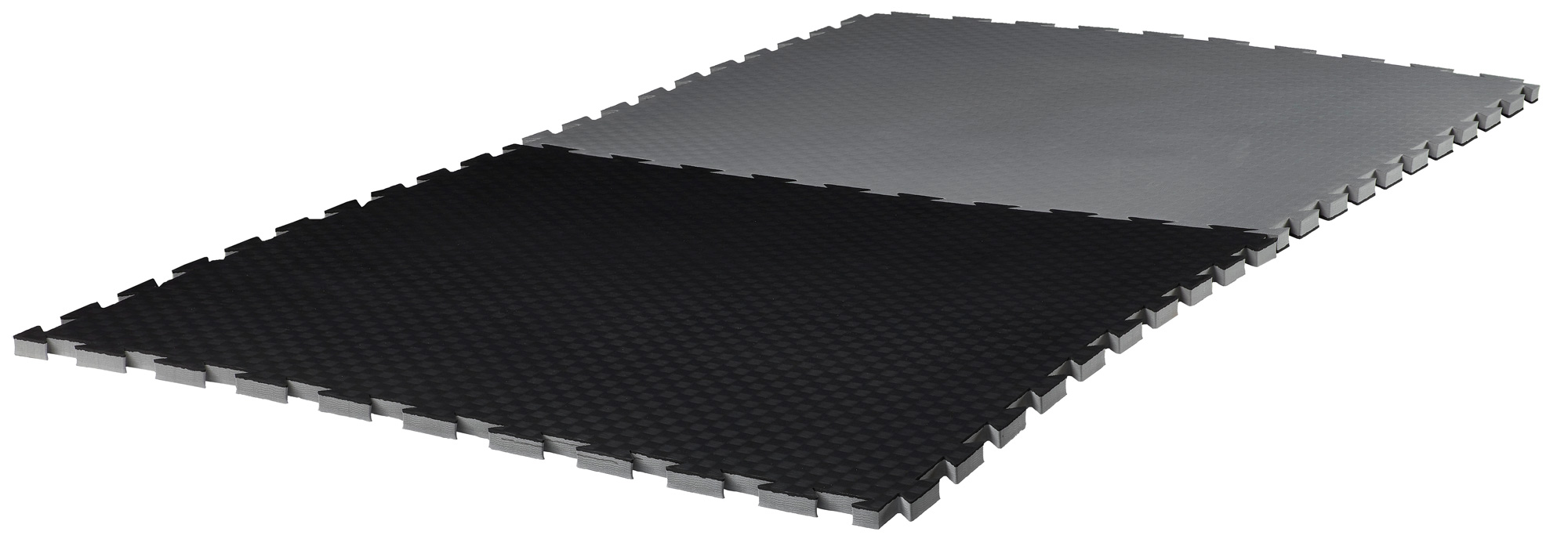Puzzlematte Pro Checker 2 cm schwarz/grau Wendematte