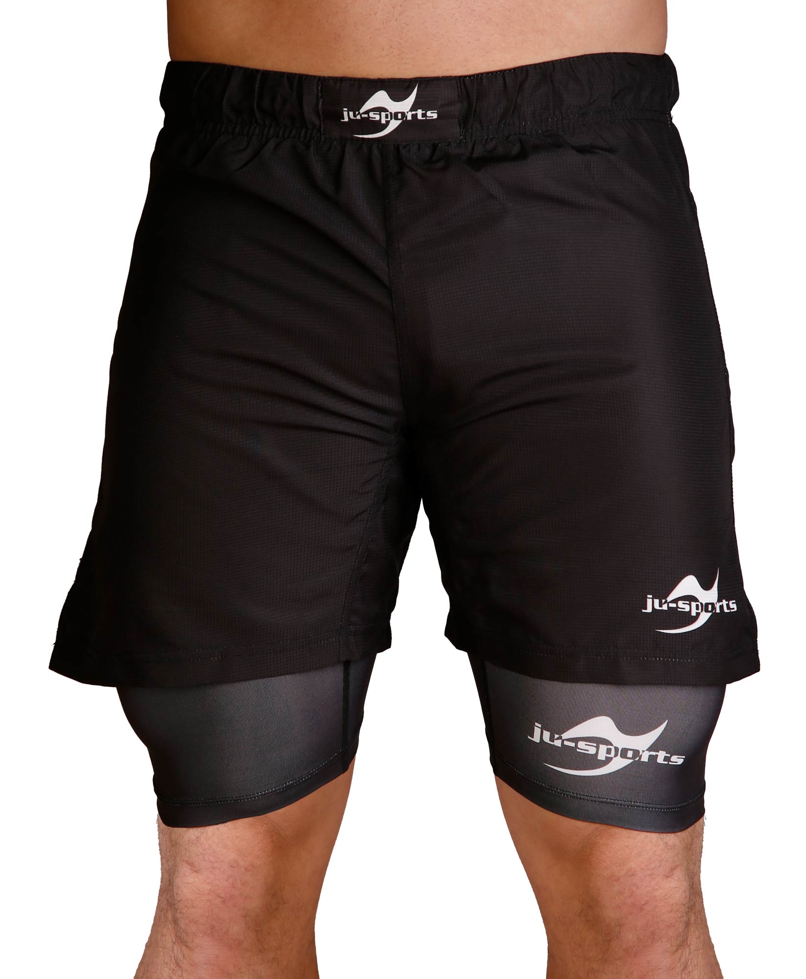 Grappling shorts double unisex black/black Diamond