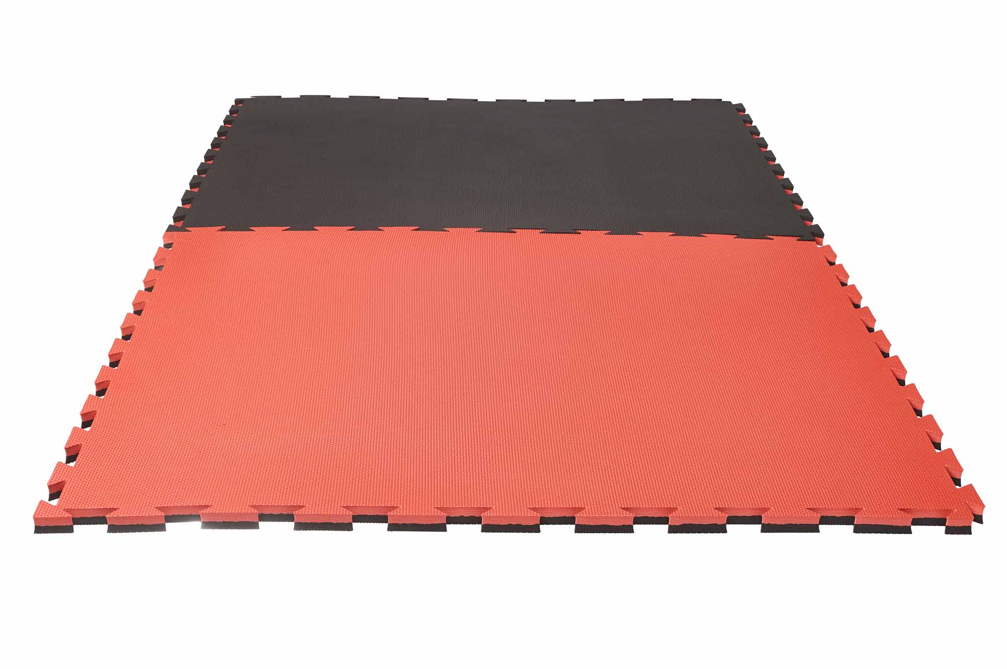 Puzzlematte-2cm-Grappling-black_red-3300016-3 Puzzlematte Pro Grappling 2 cm Crosstexture schwarz/rot Wendematte