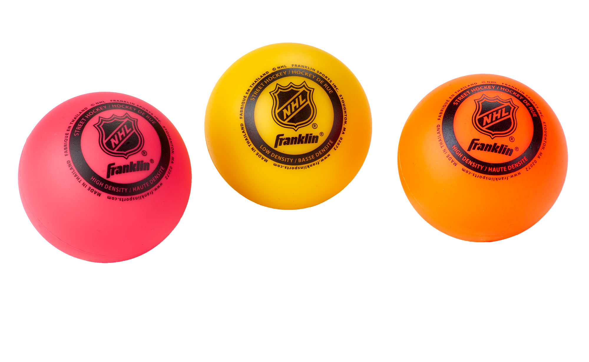 Franklin Multi-Density 3er Pack Streethockeybälle, 42045