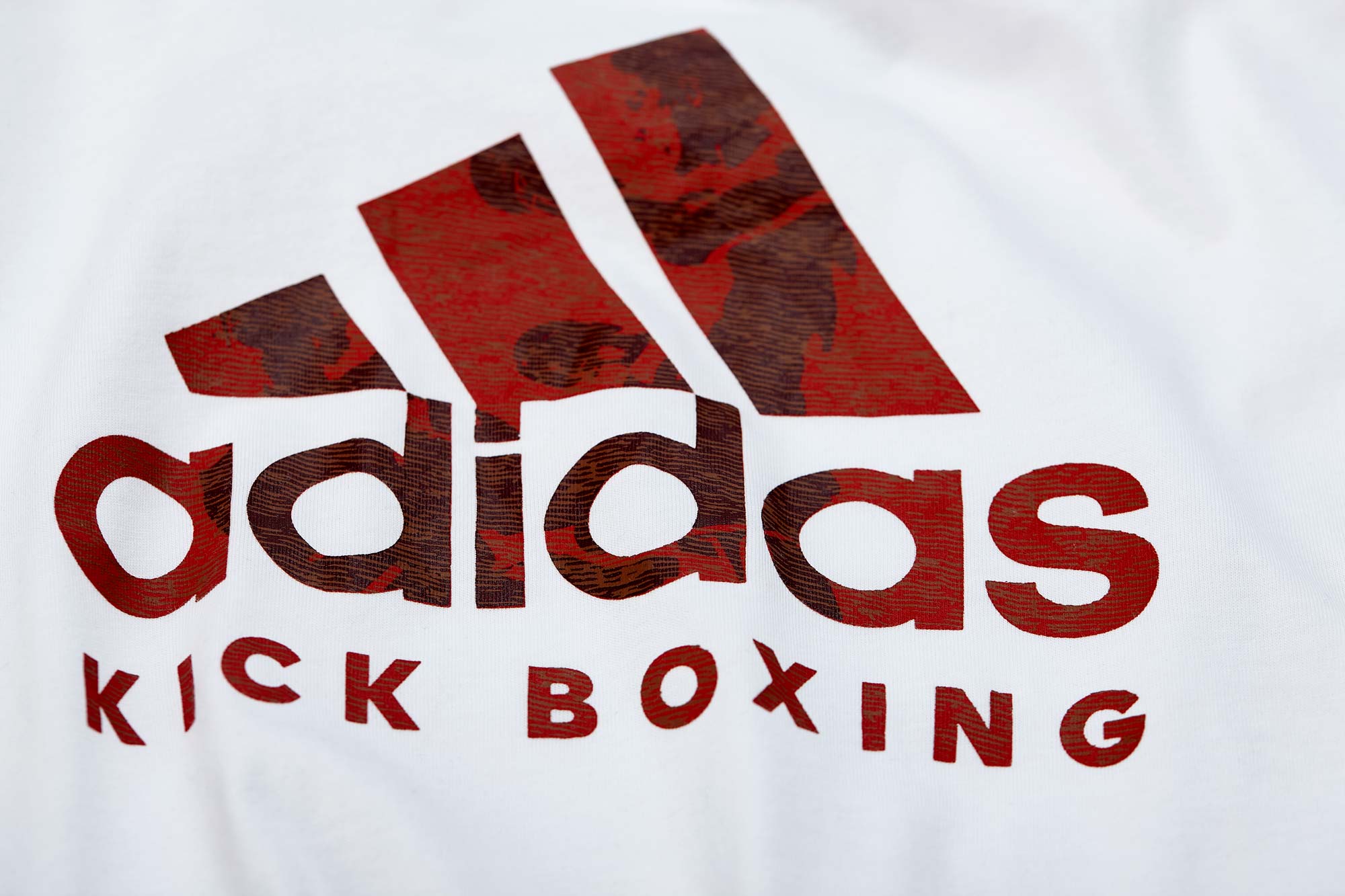 adiCLTS20KB-Badge-of-Sport-T-Shirt-white_red-D0069 adidas Badge of Sport T-Shirt Kickboxing weiß, adiCLTS20KB