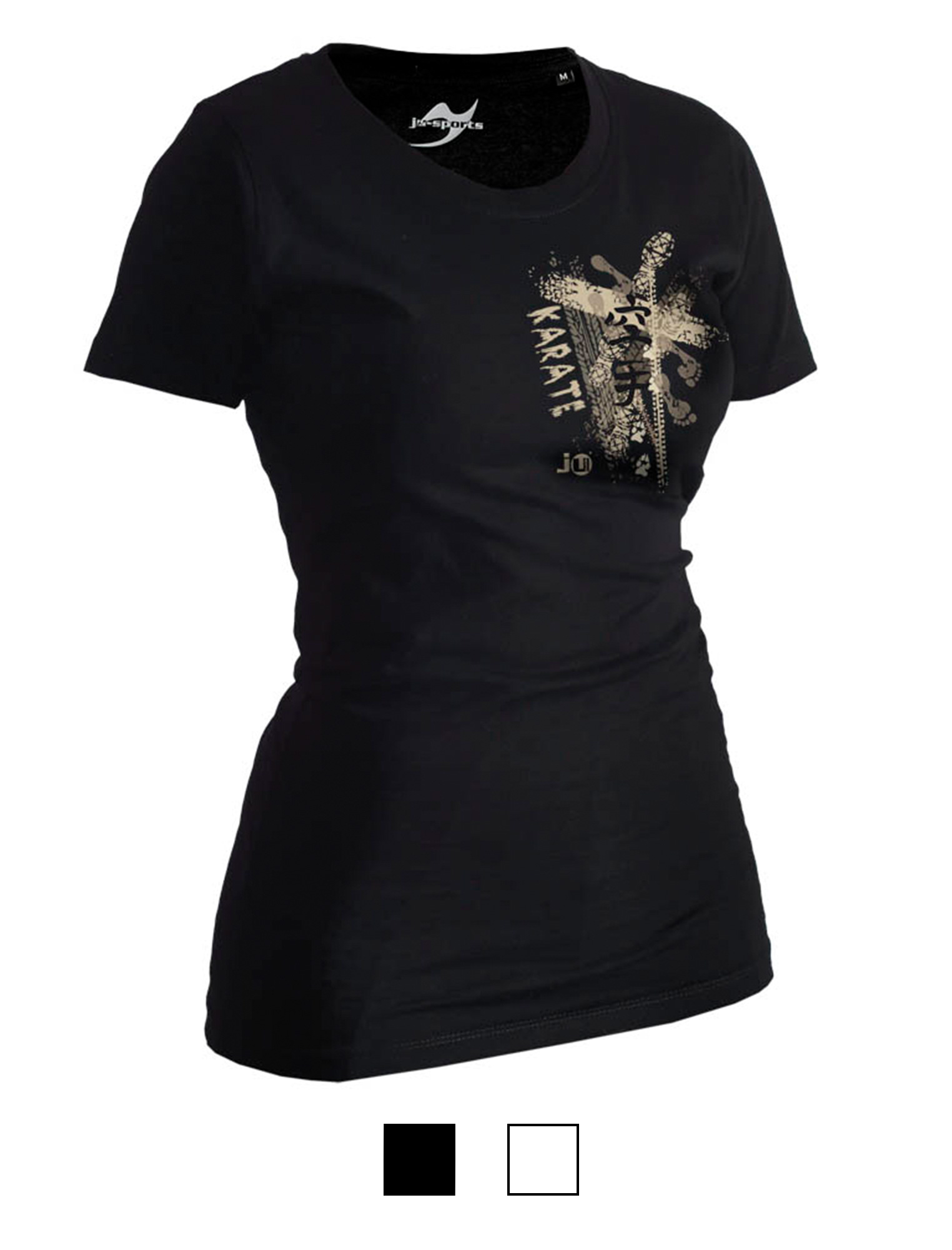 Karate-Shirt Trace schwarz Lady