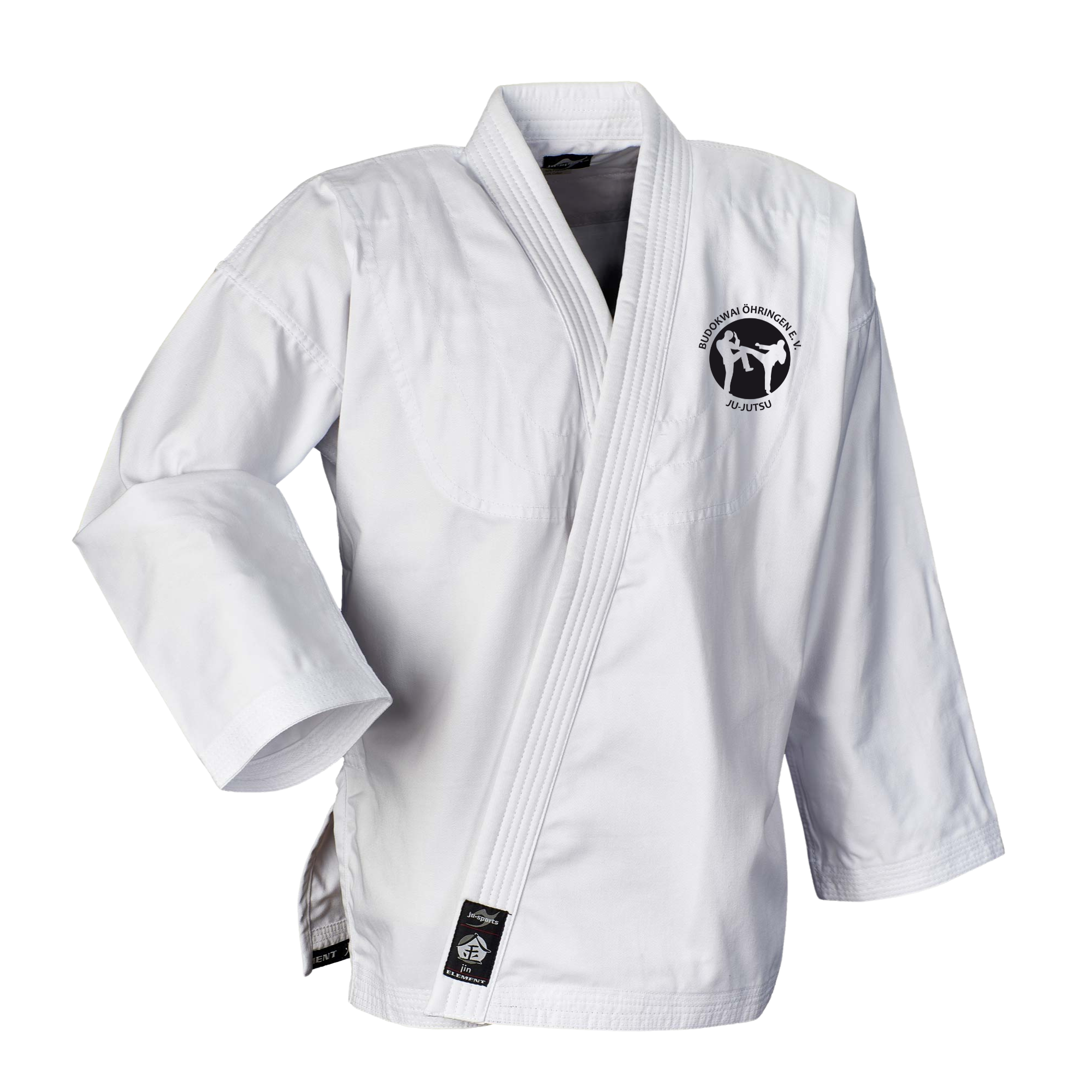 61 Gi Element Regular Cut weiß Budokwai Öhringen Vereinsedition