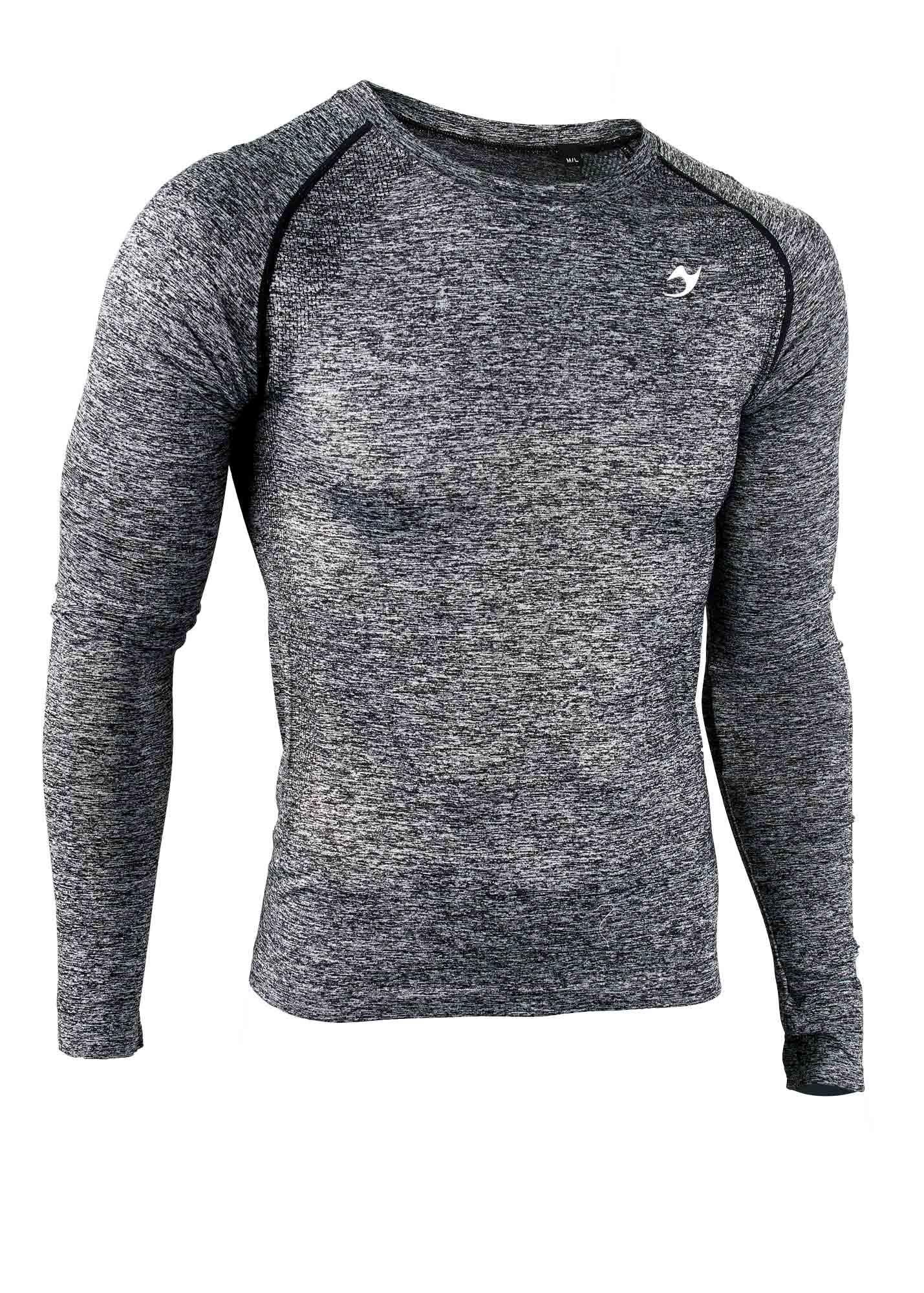 Ju-Sports Gym-Line Longsleeve marble grey  men 