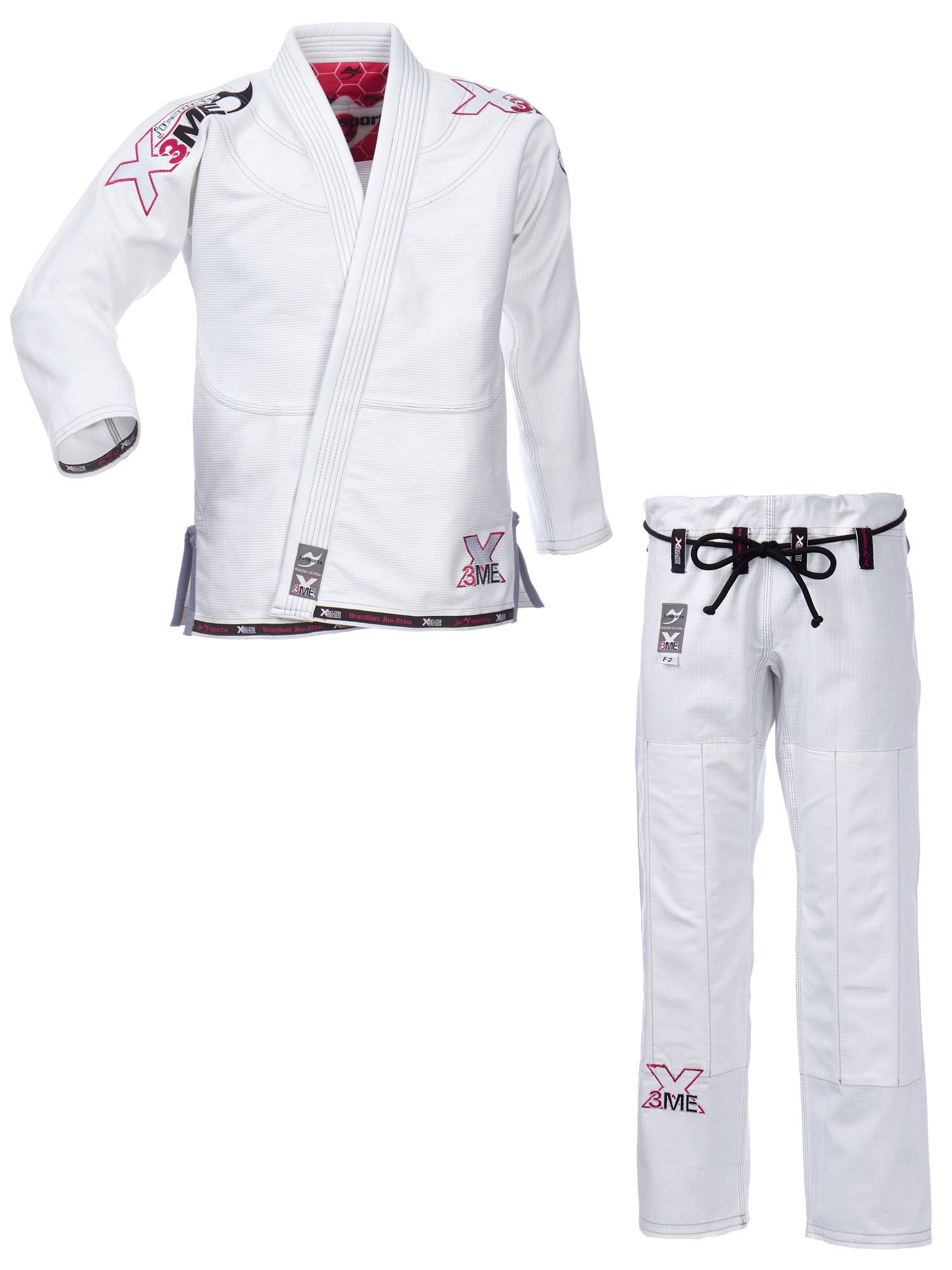 Amazona BJJ-Gi EXTREME 2.0 white/pink