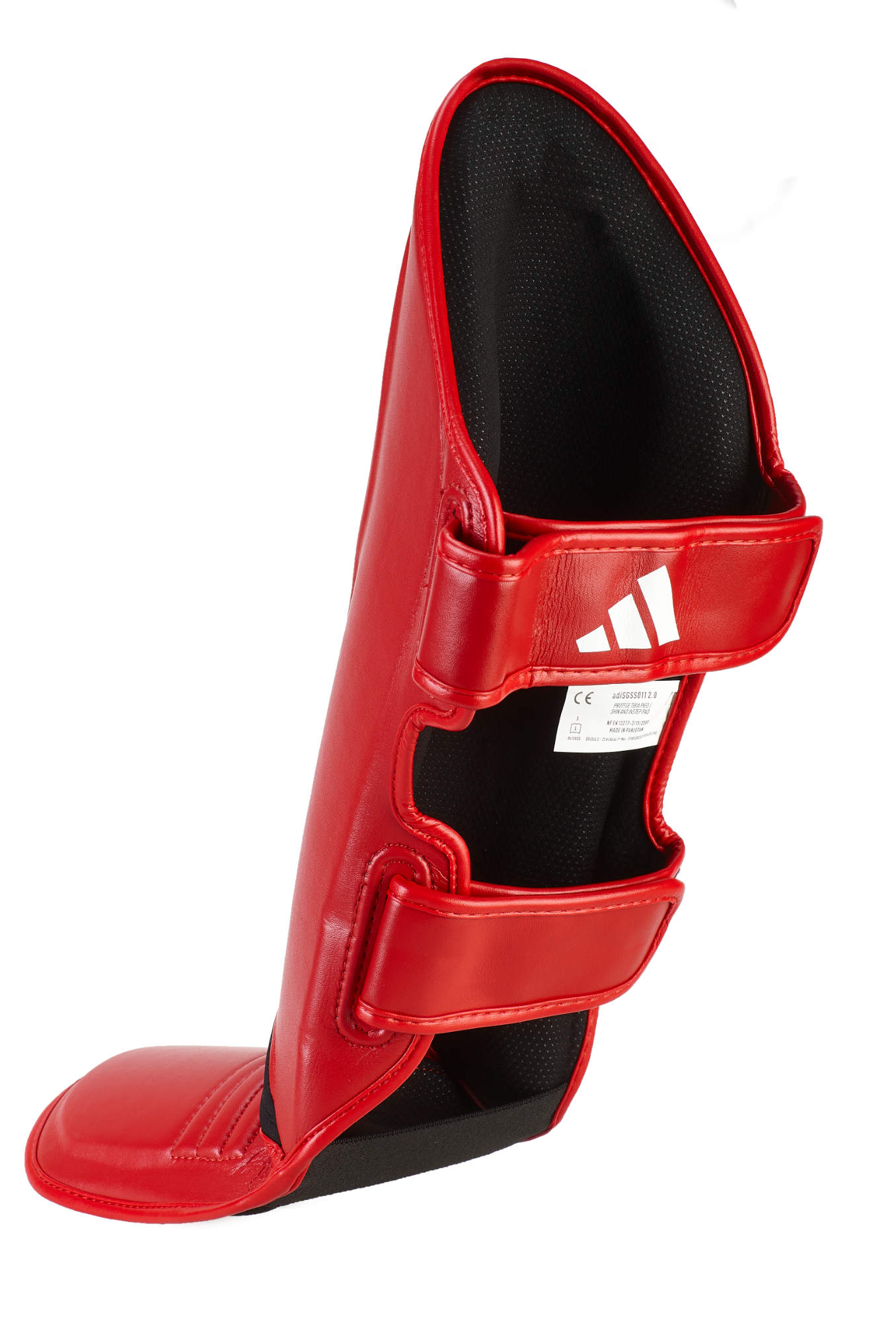 adiSGSS011-red_white-Speed-Thai-Shin-n-Step-0012 adidas Super-Pro Schienbein-Spannschutz rot, adiSGSS011 2.0