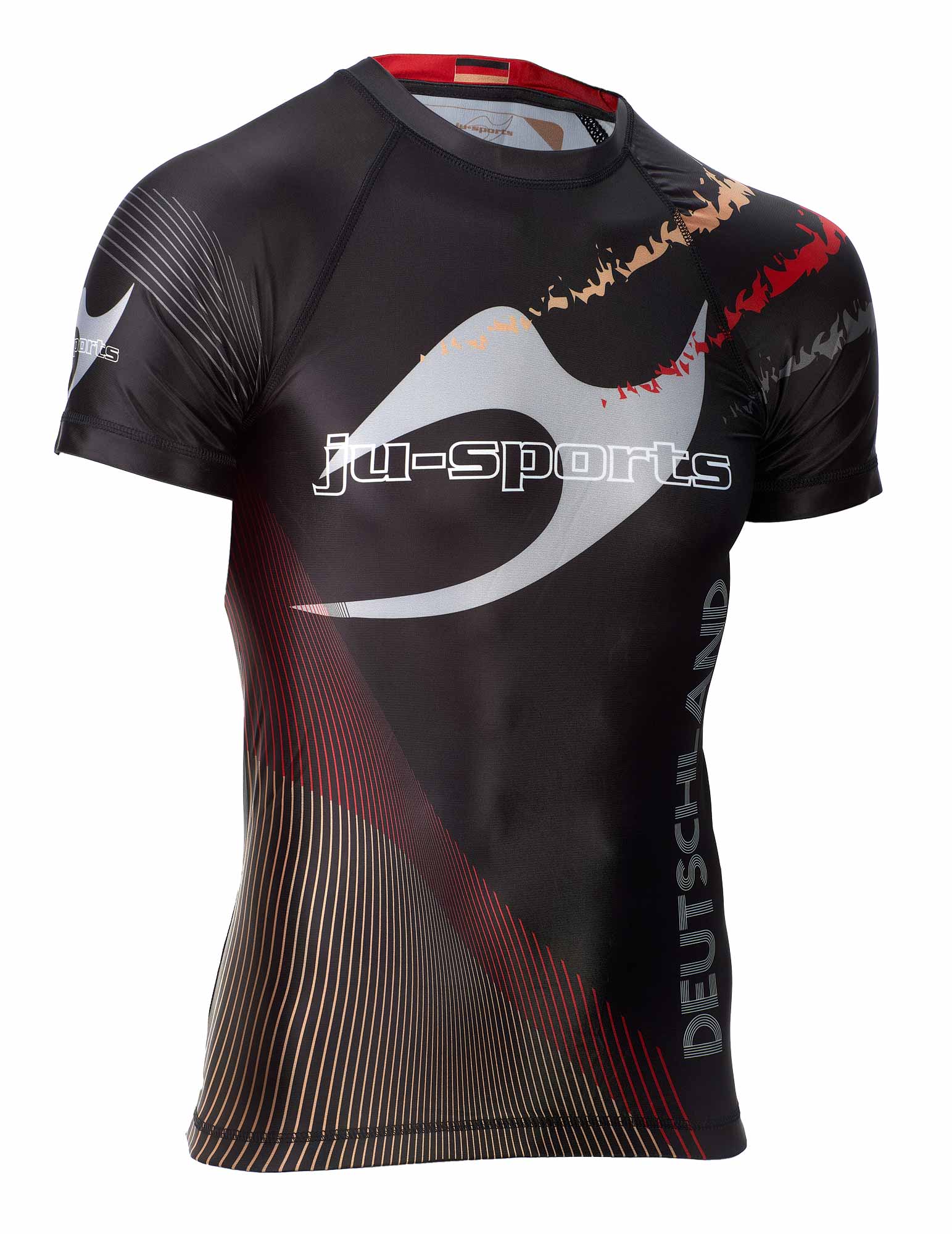 Rashguard Pro C18 Germany kurzarm schwarz
