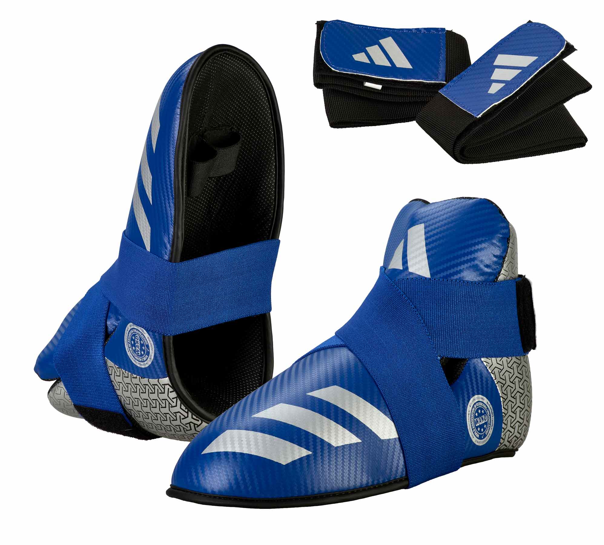 adidas Pro Kickboxing Fußschutz blue/silver, adiKBB300HD adidas Pro Kickboxing Fußschutz blue/silver, adiKBB300HD