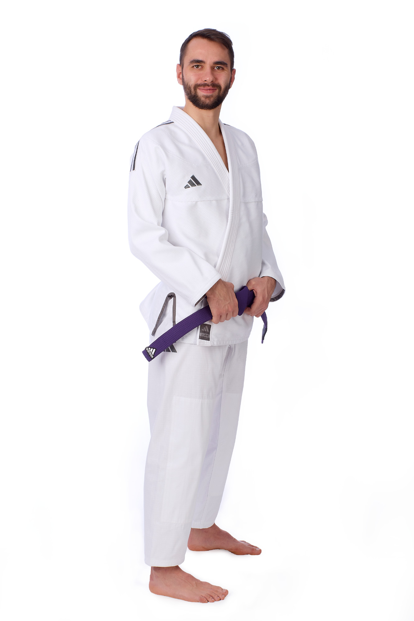 adidas BJJ Anzug Challenge 2.0 white/gradient grey JJ350 adidas BJJ Anzug Challenge 2.0 white/gradient grey JJ350