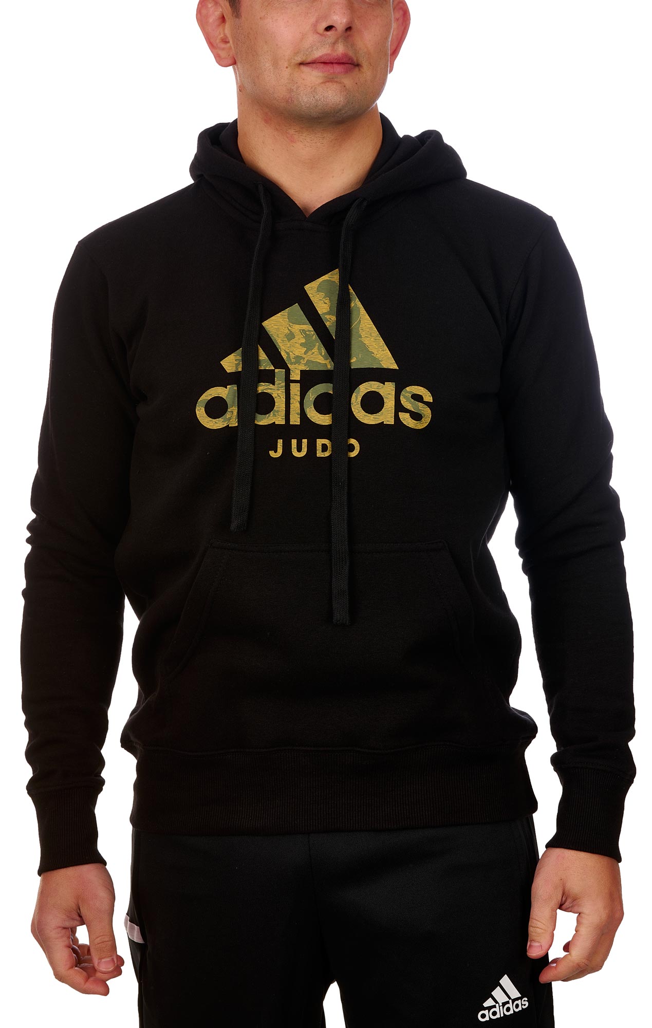 adidas Badge of Sport Hoody Judo schwarz adiCLHD20J