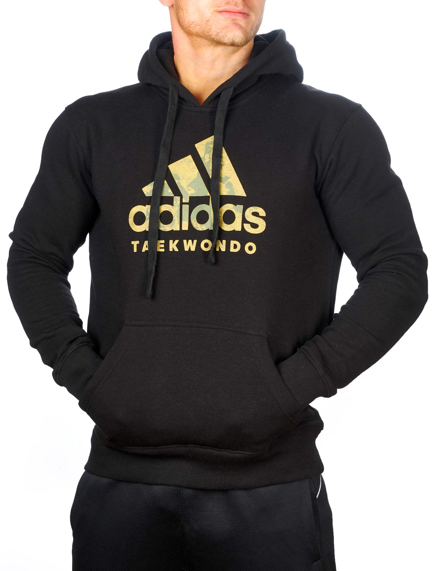 adidas Badge of Sport Hoody Taekwondo schwarz, adiCLHD20T