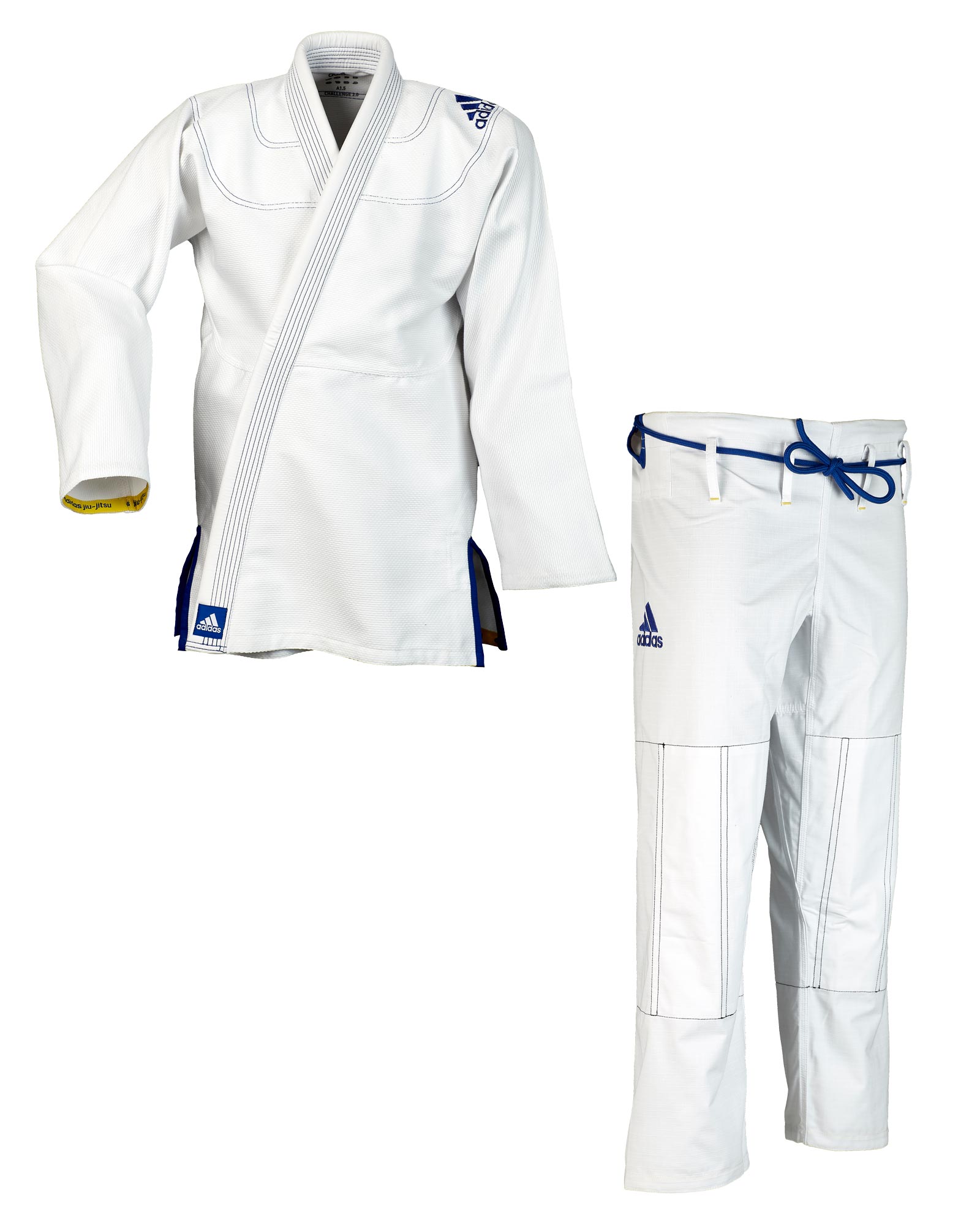 adidas-BJJ-JJ350-Callenge2-white-1 Abverkauf: adidas BJJ Anzug Challenge 2.0 weiß JJ350