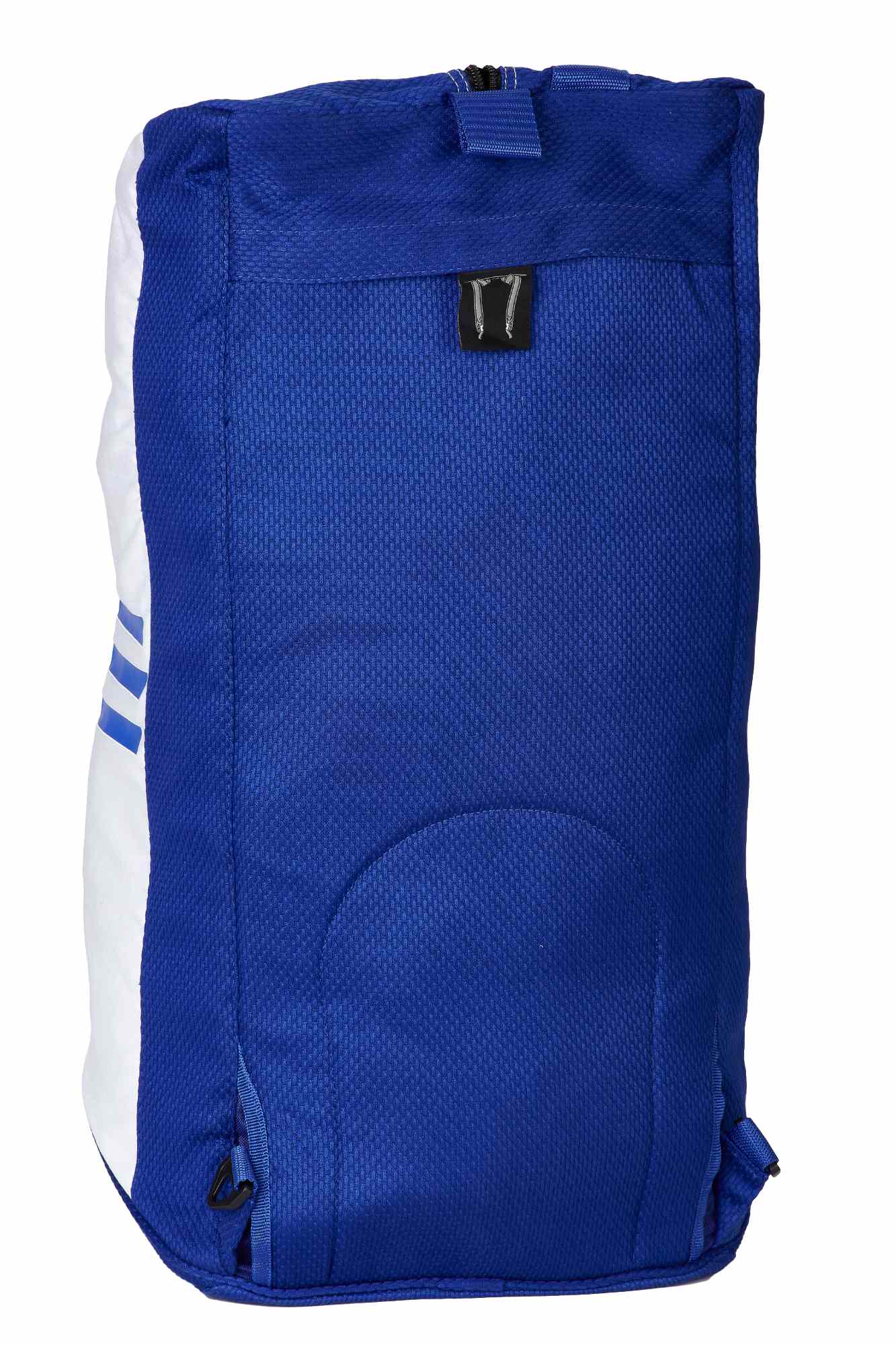 adiACC040CS-Cotton-Sports-Bag-blue_white-D0163 adidas 2in1 Bag "Combat Sports" blue/white cotton M, ADIACC040CS