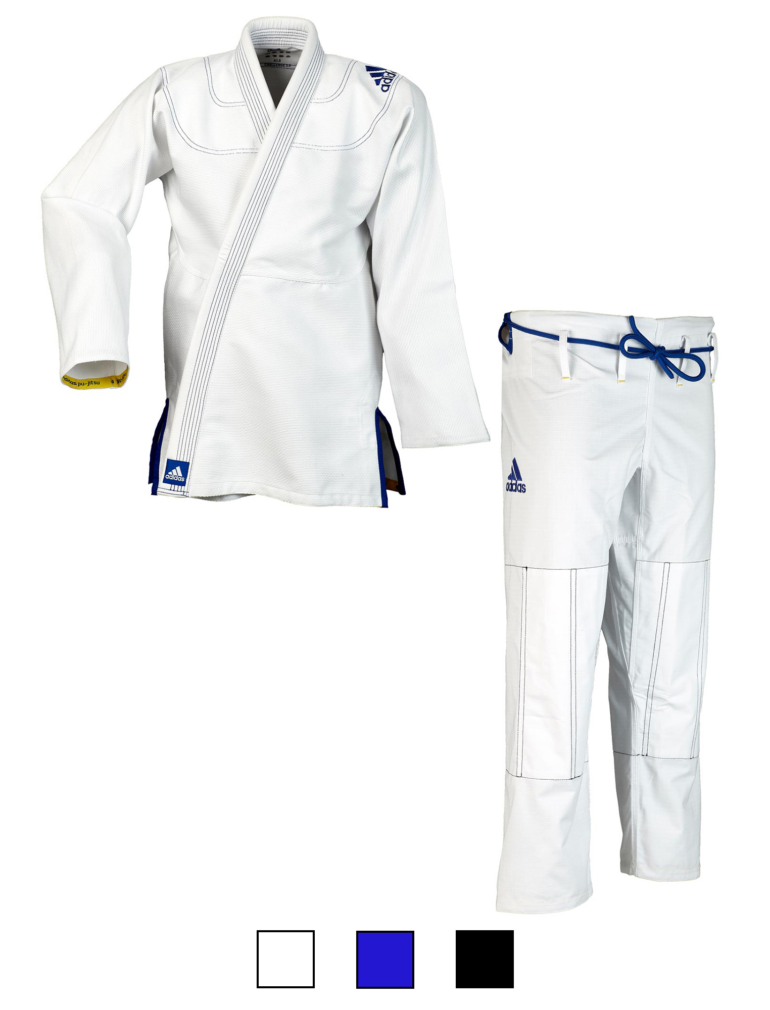 Abverkauf: adidas BJJ Anzug Challenge 2.0 weiß JJ350