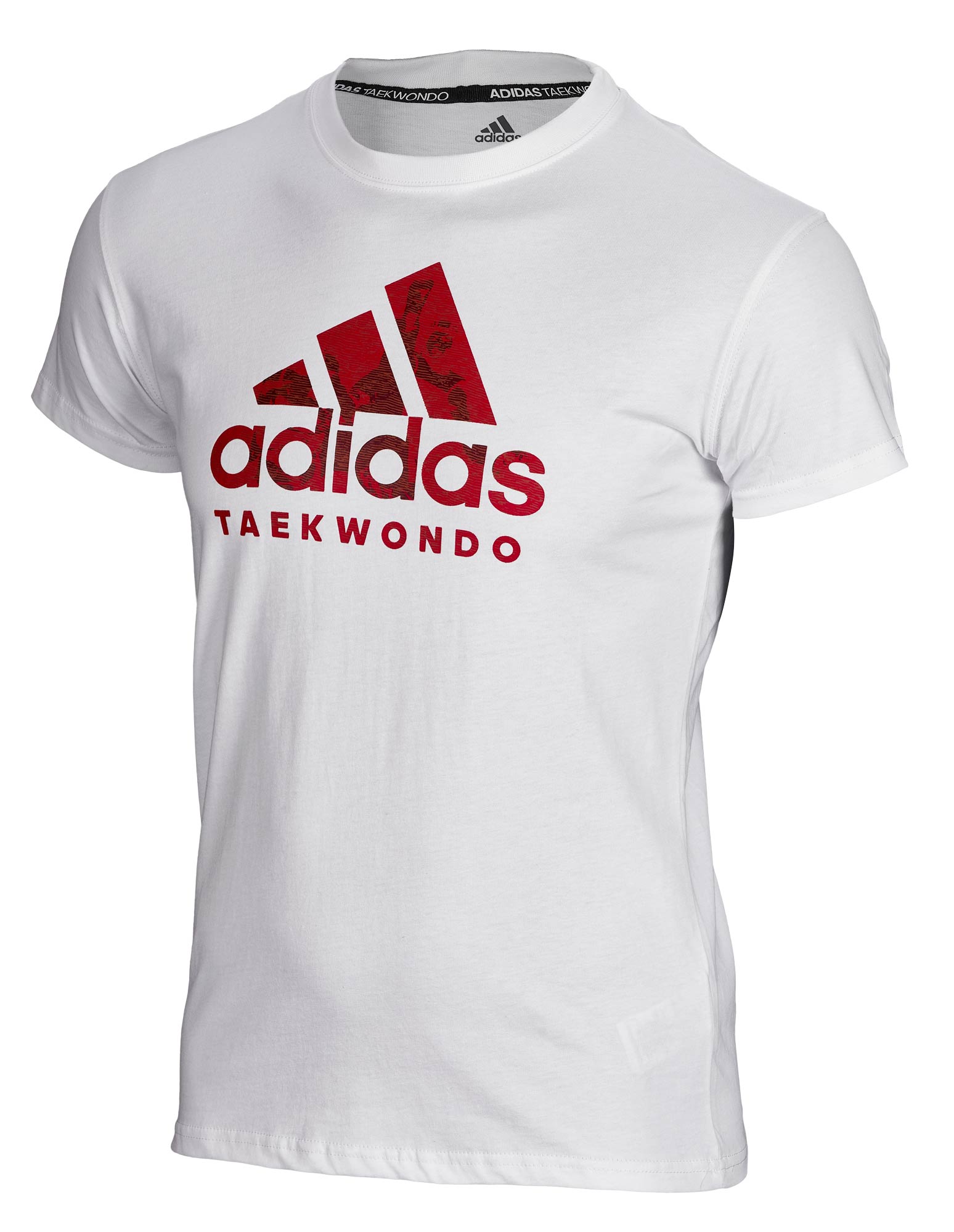 adiCLTS20T-Badge-of-Sport-T-Shirt-white_red-1607 adidas Badge of Sport T-Shirt Taekwondo weiß, adiCLTS20T