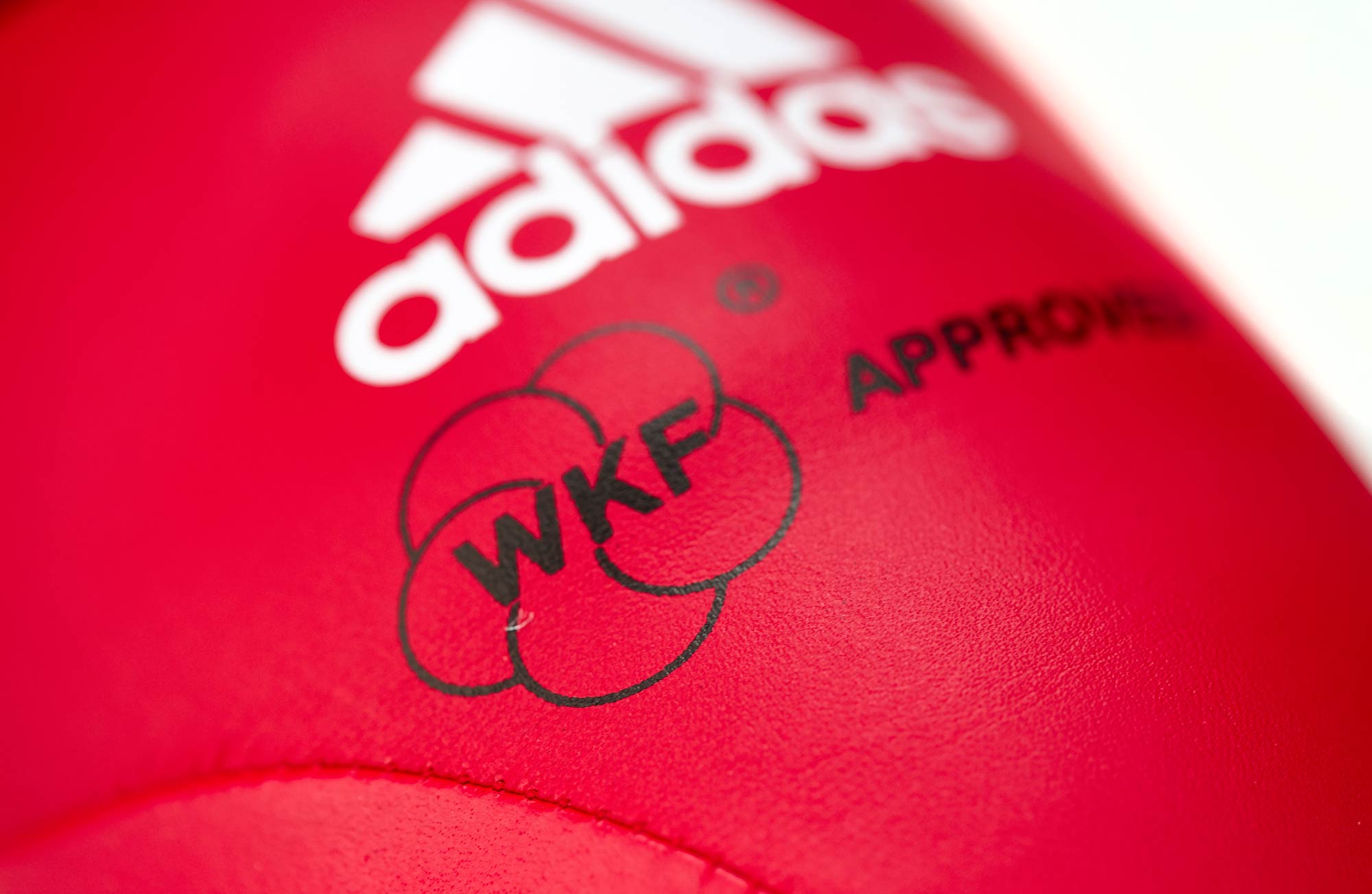 661-35-WKF-PU-Shin-Remov-Step-Guard-red-d1070 adidas Schien- & Spannschutz WKF approved rot, 661.35