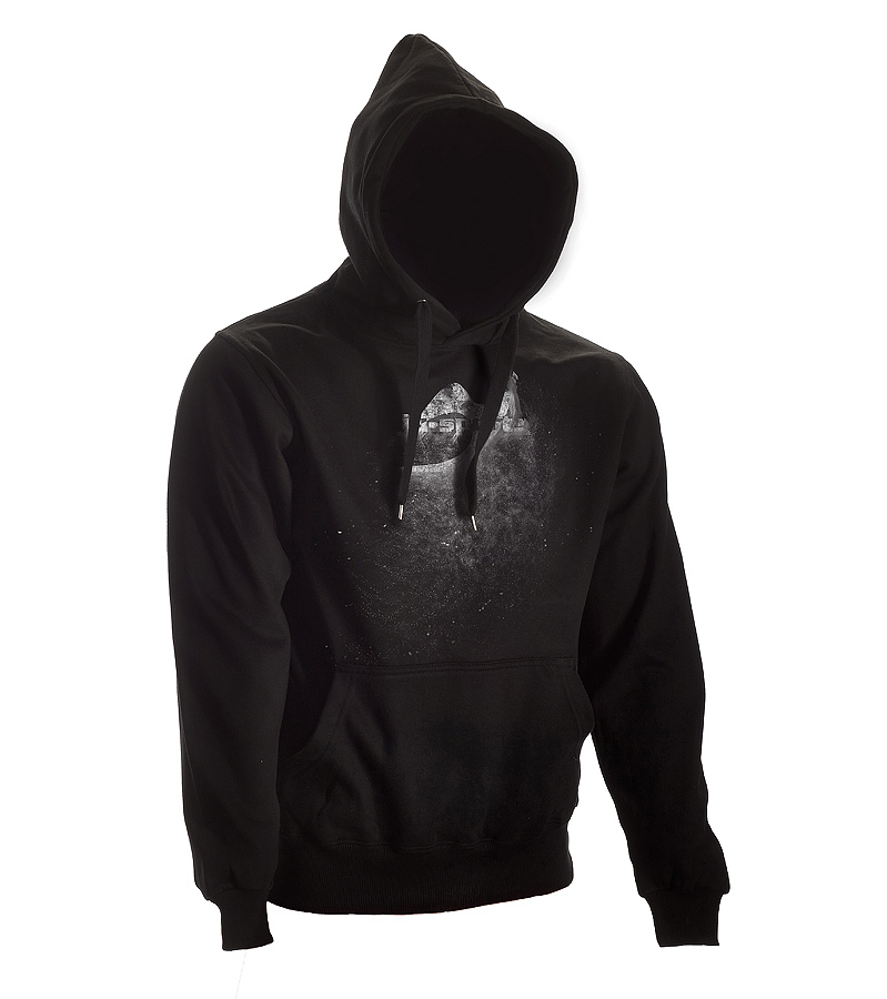 Dark-Line Hoody Jush Explosion schwarz-grau