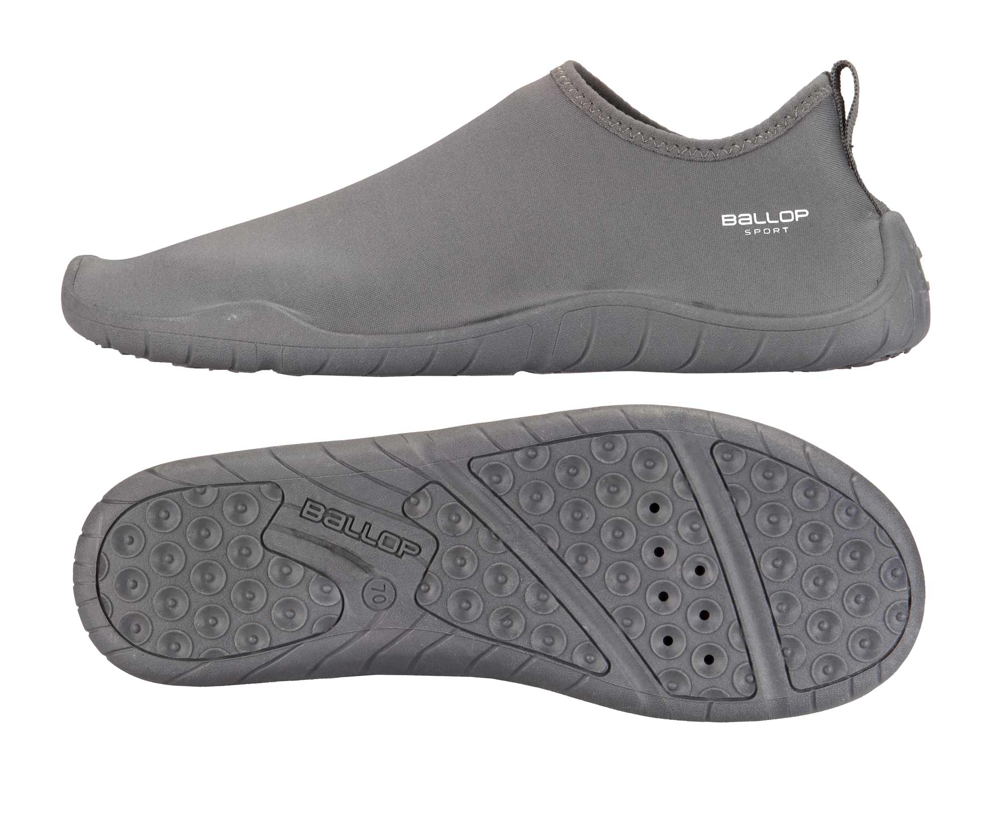 Schuh, Sneaker, Gummisohle, Graue Farbe, Slip-On, Slip-on, Wasserschuh, Grau, Gummi-Sohle, Poolschuh