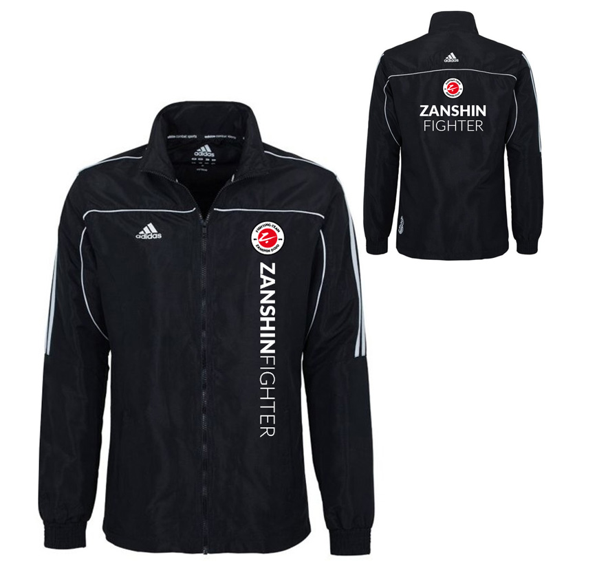 Zanshin Fighter adidas Trainingsjacke TR40, schwarz