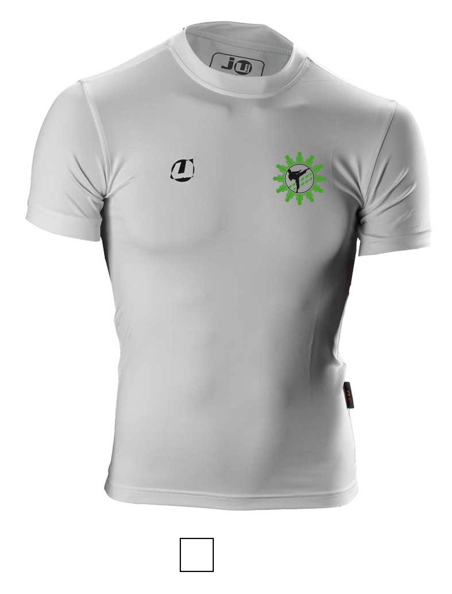 Compression Shirt kurzarm weiß PSV Kassel Edition