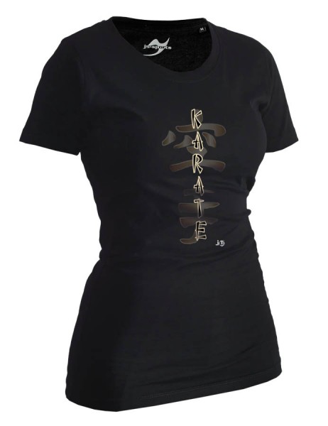 Karate-Shirt Classic schwarz Lady