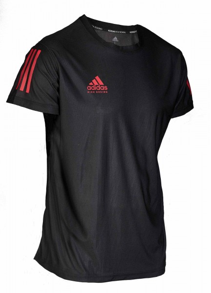 adidas Kickbox-T-Shirt Basic schwarz/rot, adiKBTS100