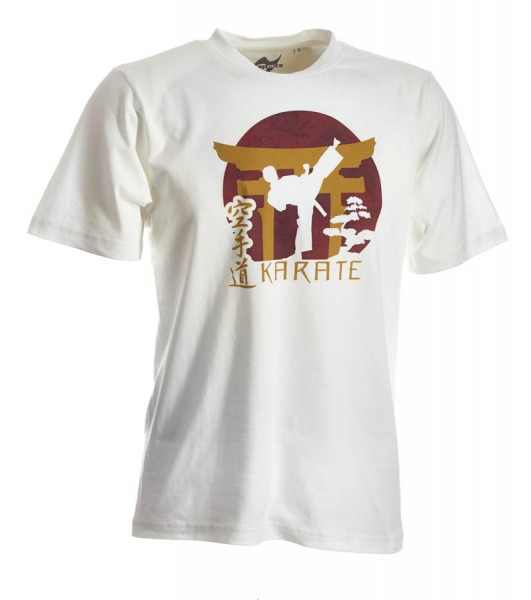 Karate-Shirt Torii weiß