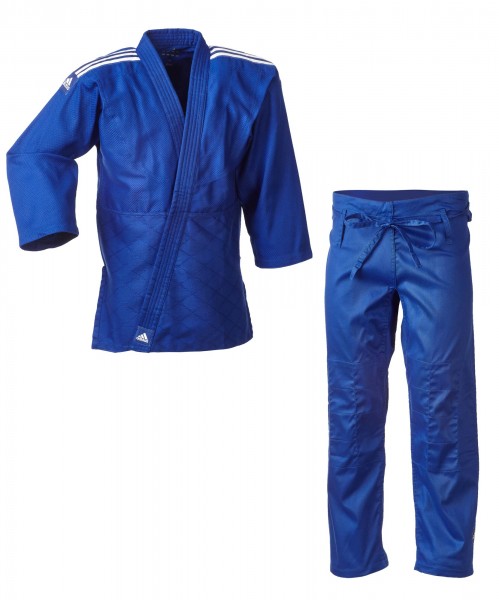 adidas Judo-Anzug &quot;Club&quot; blau/weiße Streifen, J350B