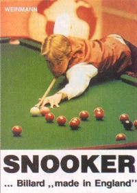 W. Grewatsch - M. Rosenstein : Snooker - Billard &quot;made in England&quot;