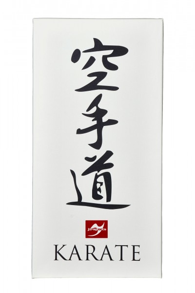 Leinwanddruck Karate Kanji, 80x40 cm