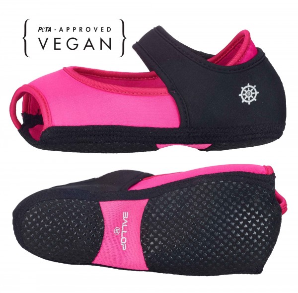 BALLOP Yoga-Schuhe Jam-Flat black/pink