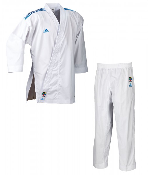 adidas Karateanzug adiLight - blaue Schulterstreifen, K191SKBL
