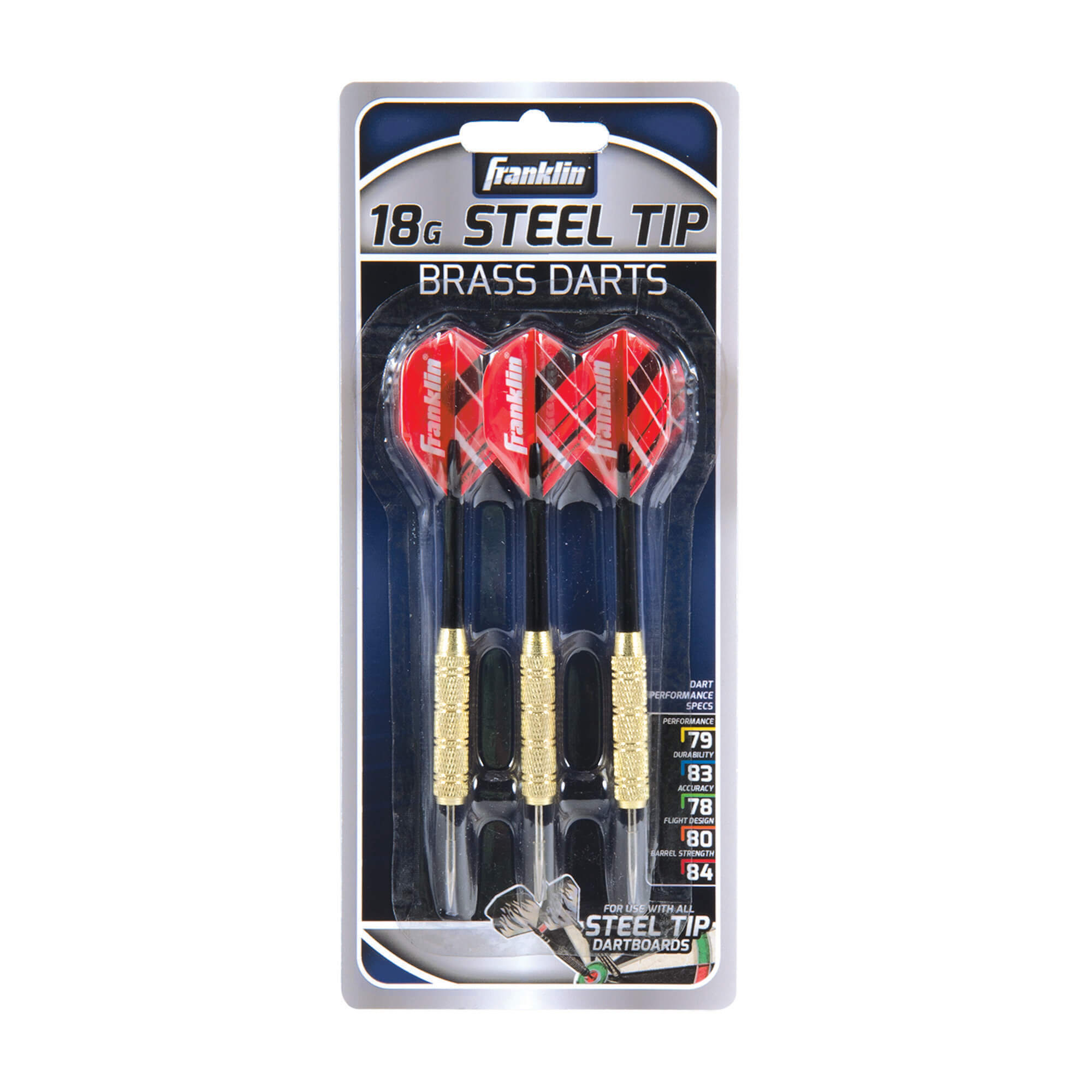 - Dart-Pfeile Messing-Mantel Pins Franklin Steel Tip Dart XS100 