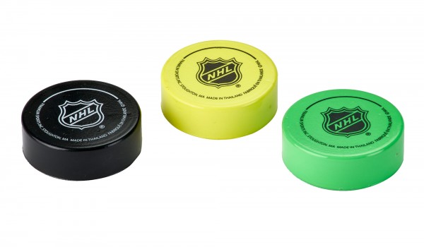 Franklin Schaumstoff Mini-Hockey Pucks, 3er Pack