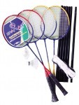 Badminton Set für 4 Spieler mit Netz, 5441