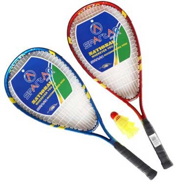 Speed Badminton Set, 2 Schläger mit Bällen, 53580